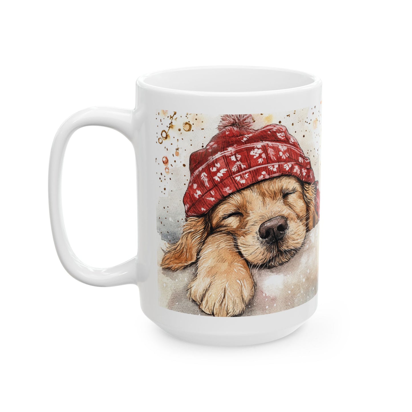 Cozy Christmas Dog Mug