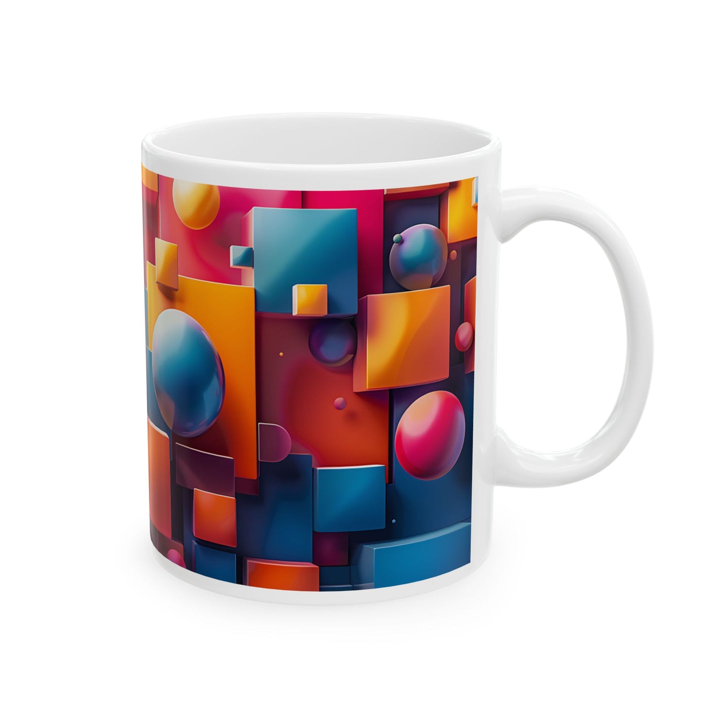 Vibrant Geometric Mug