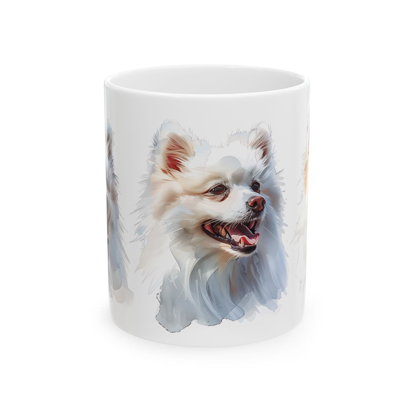 American Eskimo Ceramic Mug