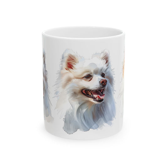 American Eskimo Ceramic Mug