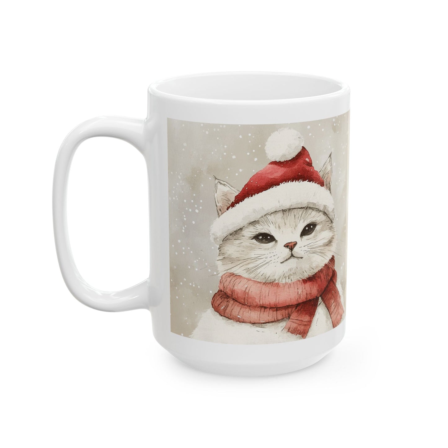 Christmas Cat Mug
