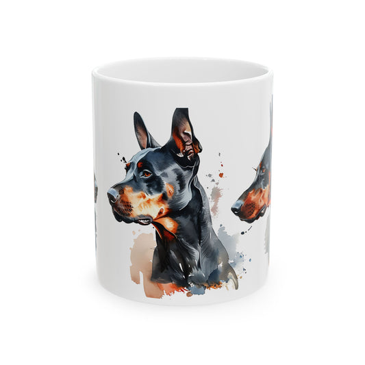 Doberman Pinscher Ceramic Mug
