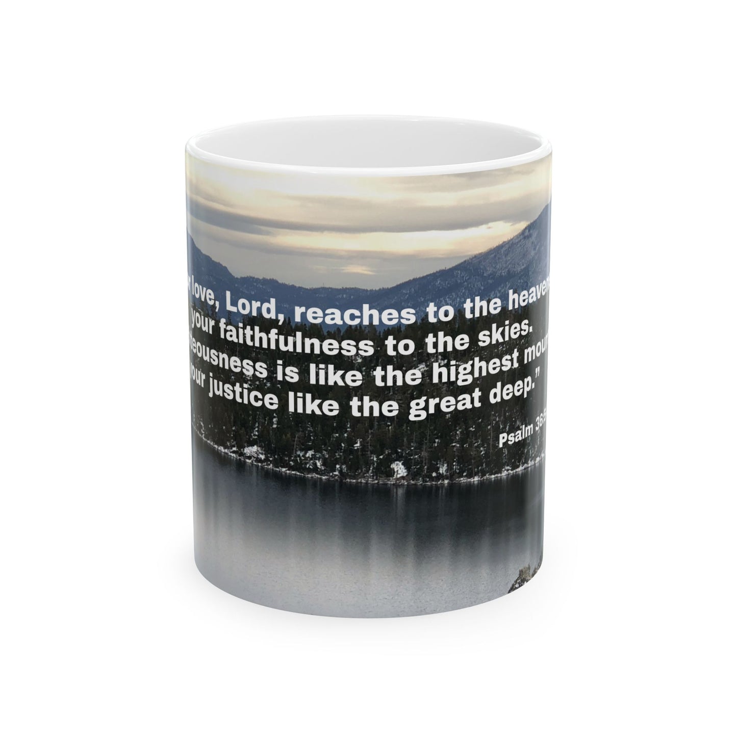 Psalm 35:5-6 Ceramic Mug, (11oz)