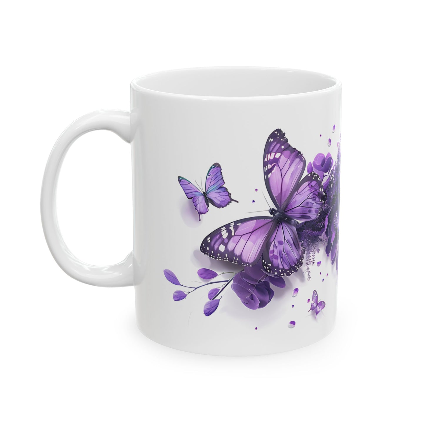 Floral Butterfly Mug