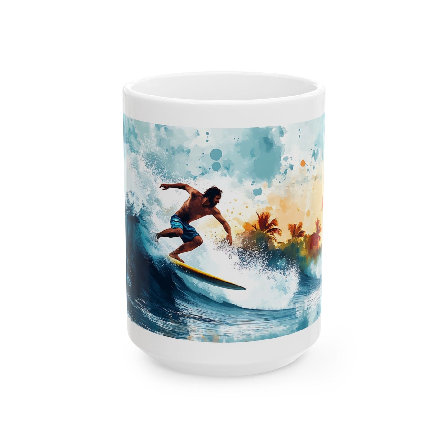 Surfing Adventure Ceramic Mug