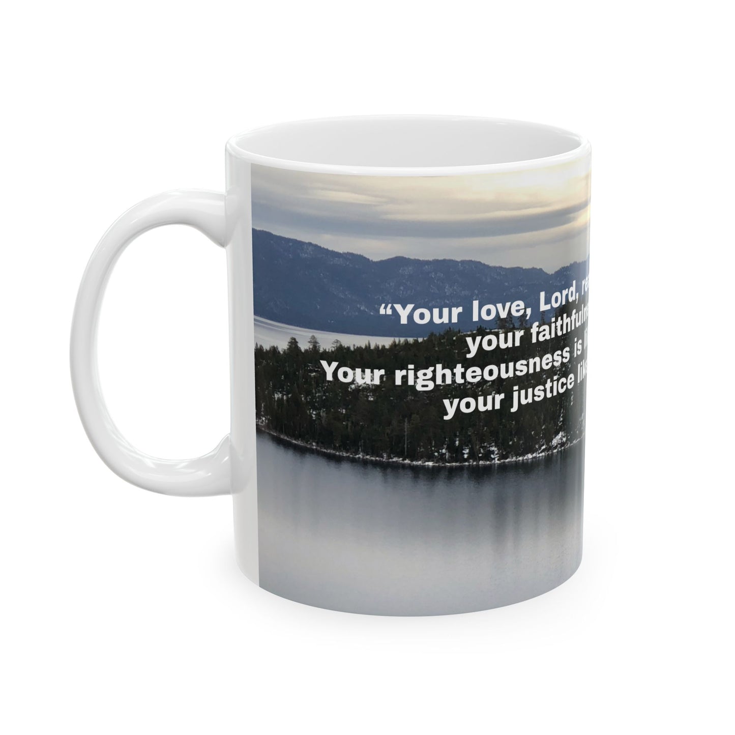 Psalm 35:5-6 Ceramic Mug, (11oz)