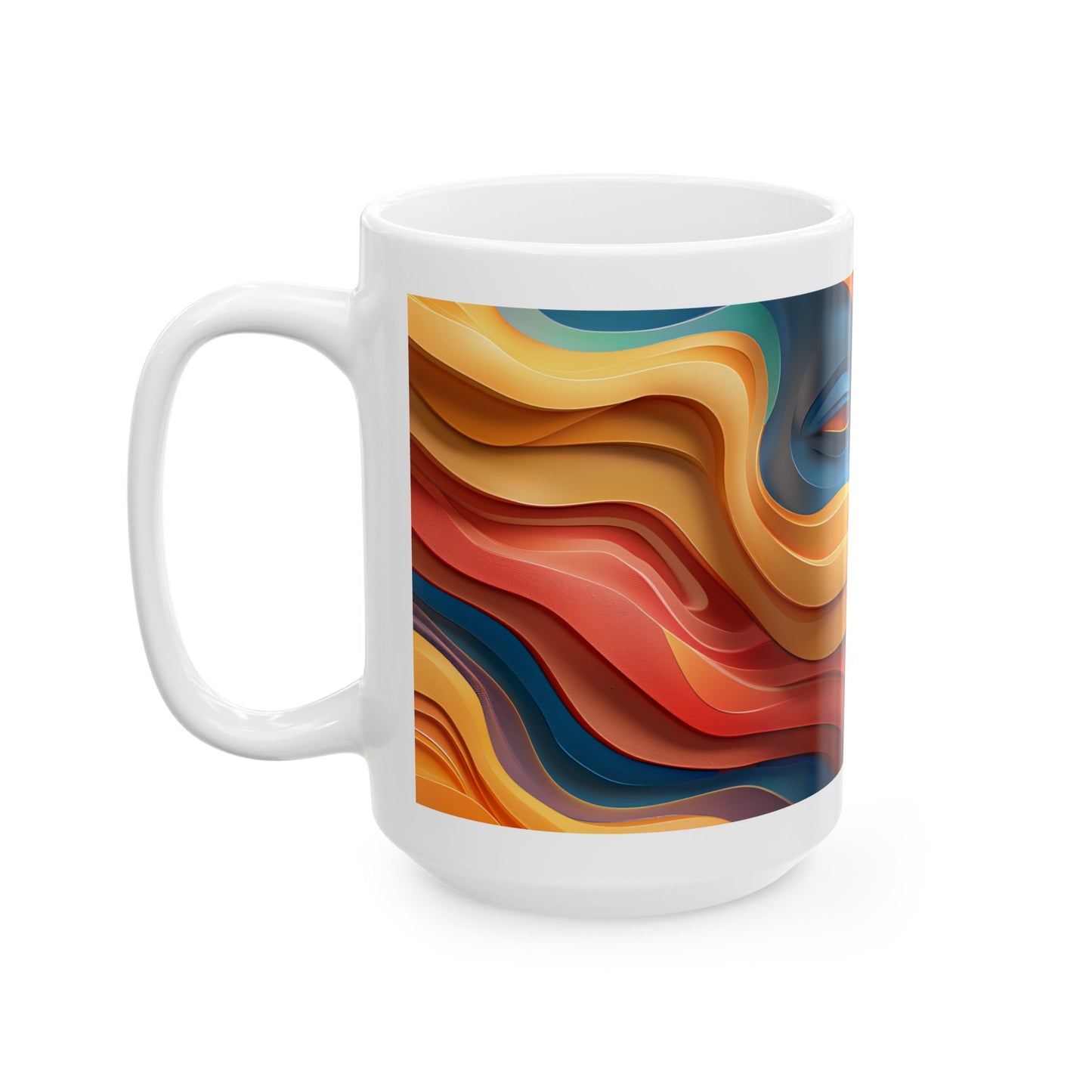 Vibrant Abstract Mug